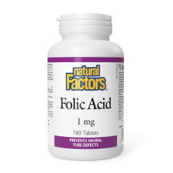 Buy Natural Factors Folic Acid Online in Canada at Erbamin