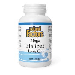 Buy Natural Factors Halibut Liver Oil Online in Canada at Erbamin