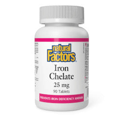 Buy Natural Factors Iron Chelate Online in Canada at Erbamin