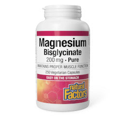 Buy Natural Factors Magnesium Glycinate Online in Canada at Erbamin