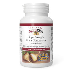 Buy Natural Factors Organic MacaRich Online in Canada at Erbamin