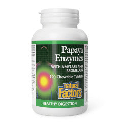 Buy Natural Factors Papaya Enzymes Online in Canada at Erbamin