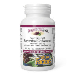 Buy Natural Factors ResveratrolRich Online in Canada at Erbamin