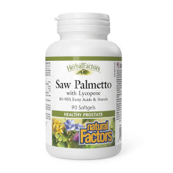 Buy Natural Factors Saw Palmetto with Lycopene Online in Canada at Erbamin