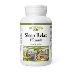 Buy Natural Factors Sleep Relax Formula Online in Canada at Erbamin