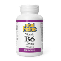 Buy Natural Factors Vitamin B6 Online in Canada at Erbamin