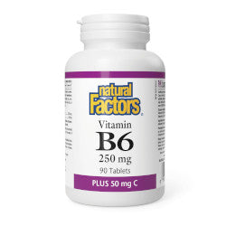 Buy Natural Factors Vitamin B6 250 mg with C Online in Canada at Erbamin