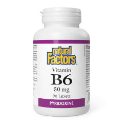 Buy Natural Factors Vitamin B6 Online in Canada at Erbamin