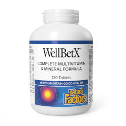 Buy Natural Factors WellBetX Multivitamin Online in Canada at Erbamin