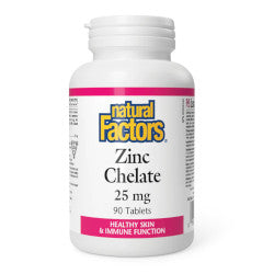 Buy Natural Factors Zinc Chelate Online in Canada at Erbamin